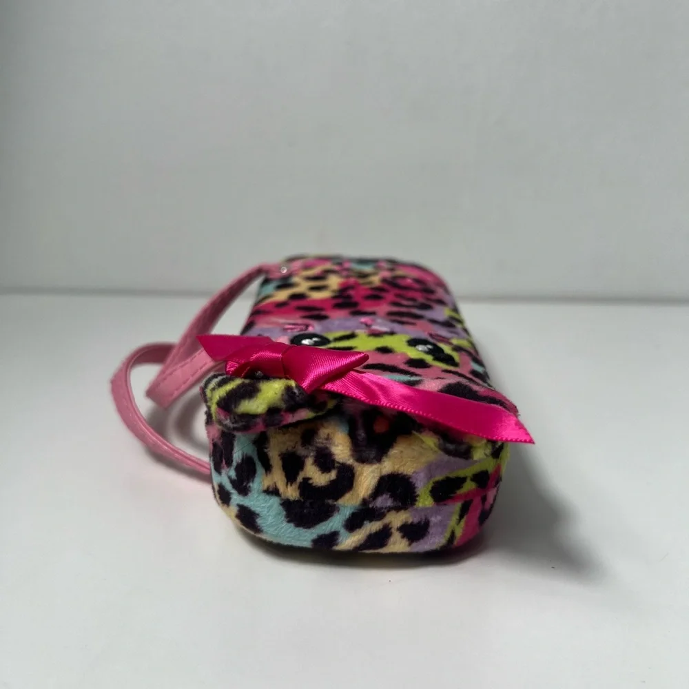 Claire's Club Kitty Cat Animal Cheetah Leopard Print Eye Glasses Sunglasses Case